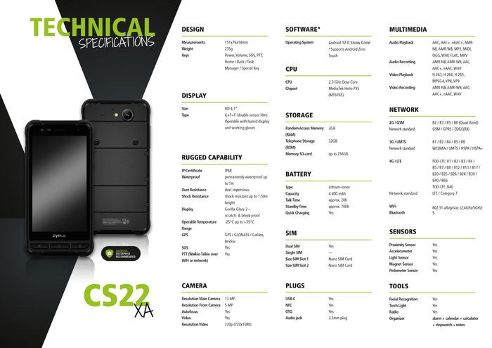 CS22 XA