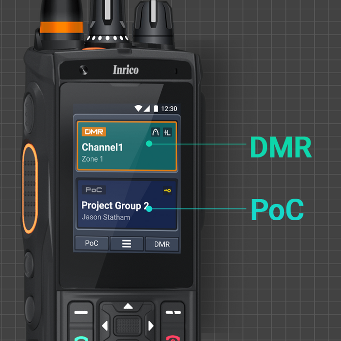 Hybrid PoC-DMR Radio IRC380