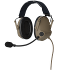 INVISIO T7: Submersible and lightweight tactical over-the-ear hearing protection headset.