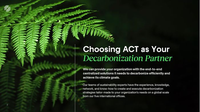 ACT and Green Project Technologies  