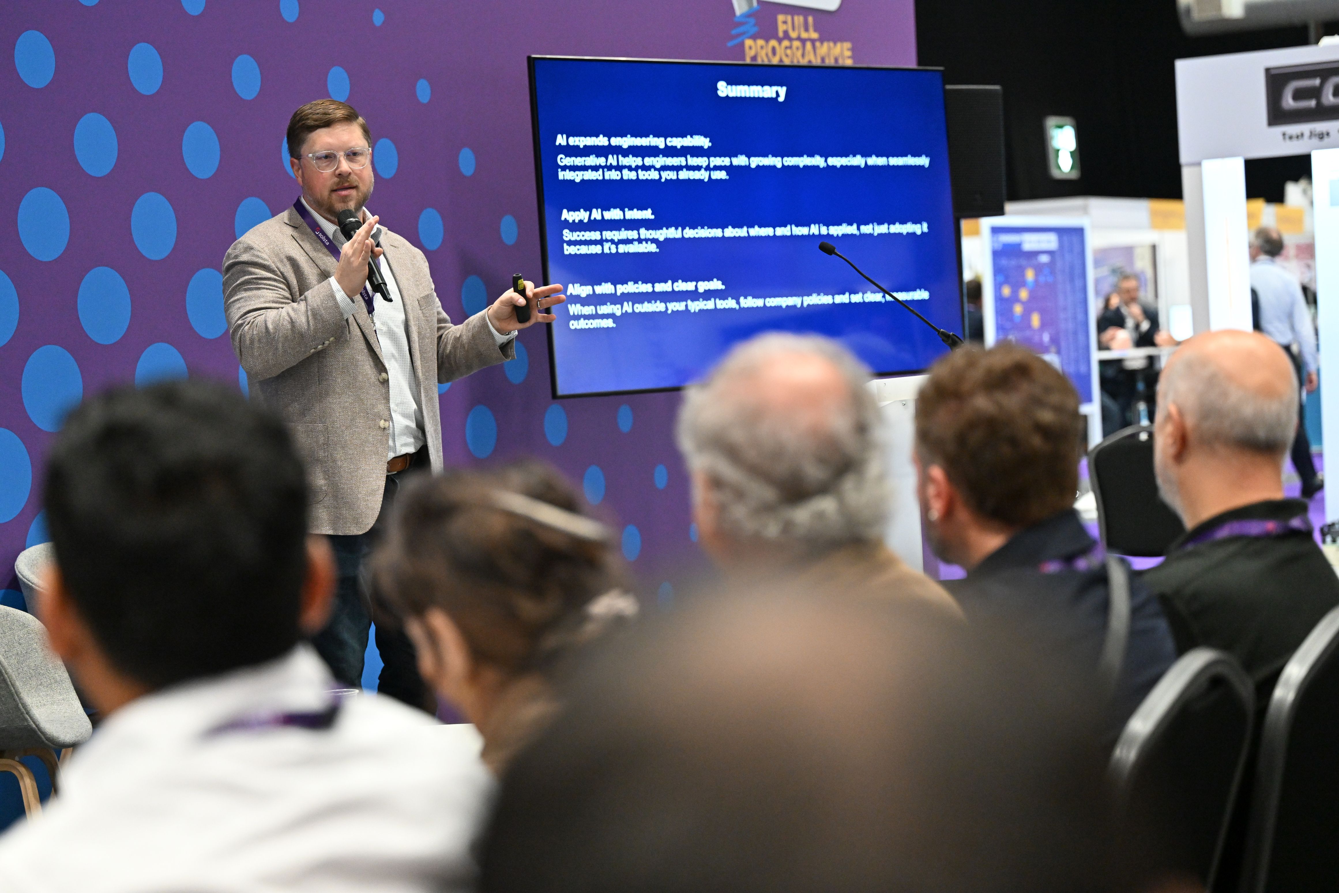 Conference session at the Engineering Design Show