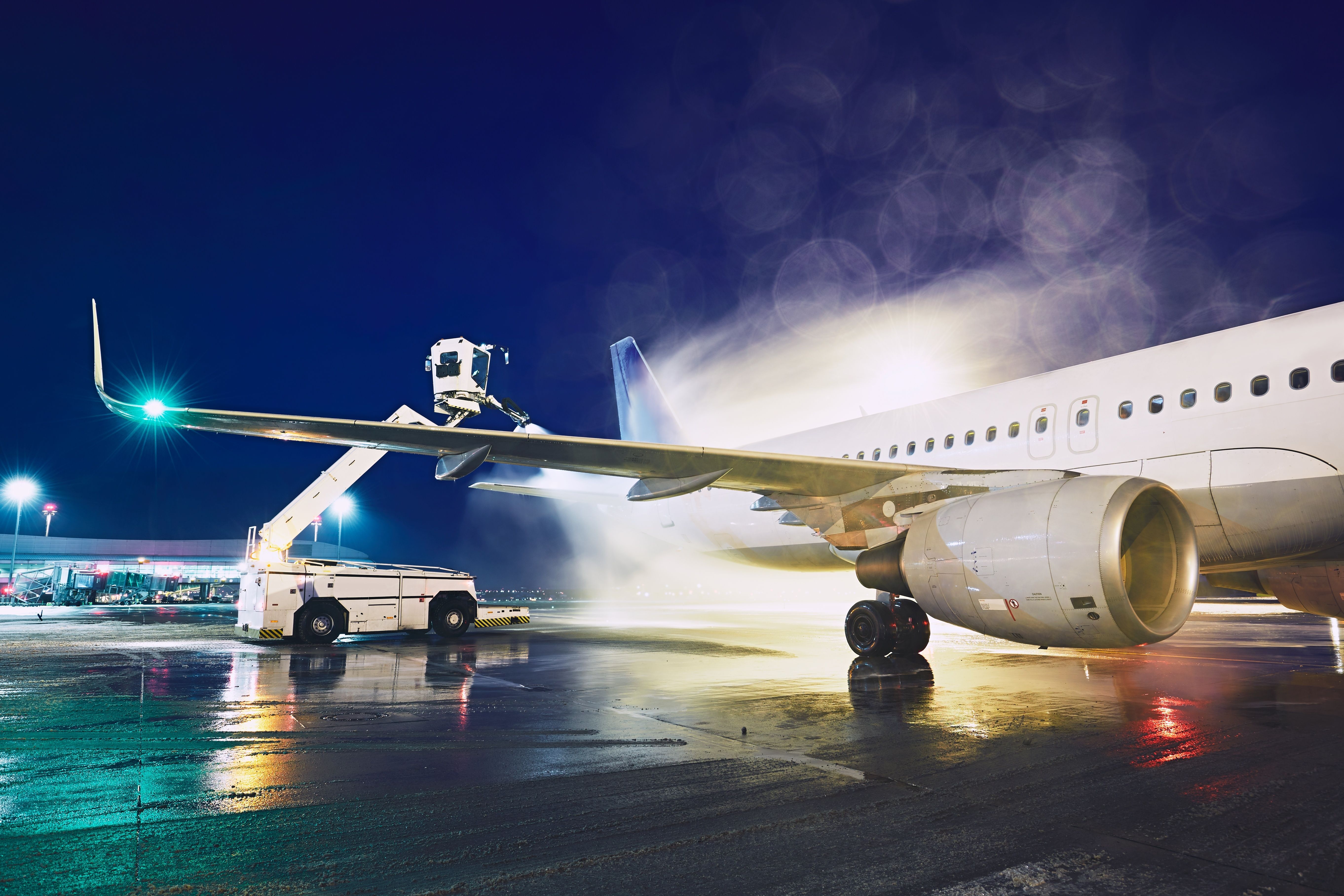 De-icing of an aircraft