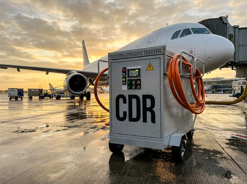 Dual-output F-400 (2×90 kVA) Frequency Converter for modern apron operations