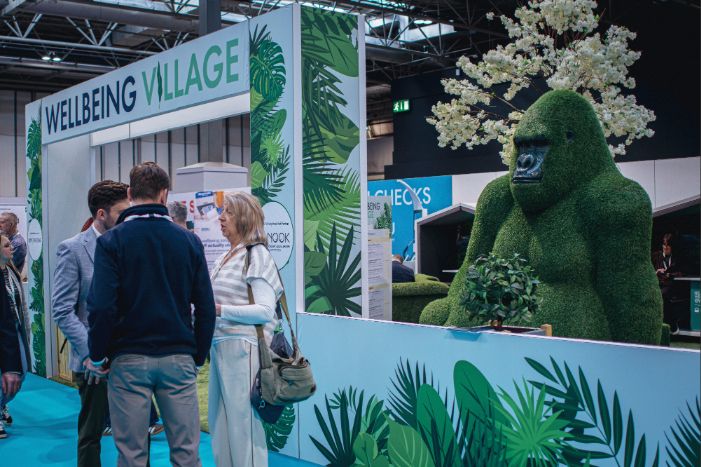 Wellbeing Village area at Health and Wellbeing Show