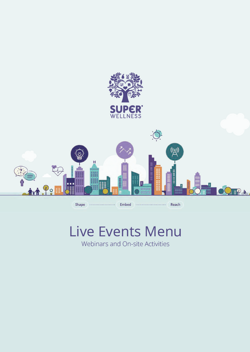 Webinar topics menu