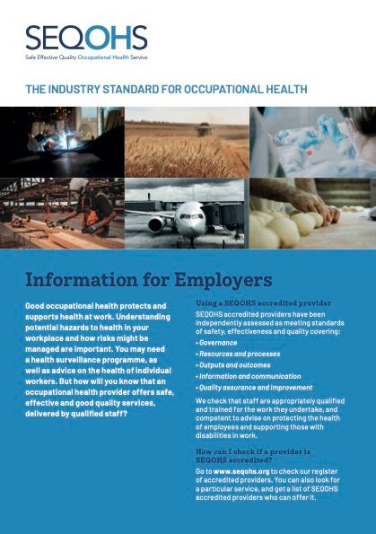 SEQOHS - Information For Employers
