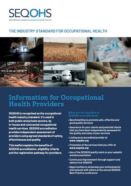 SEQOHS - Information For Occupational Health Providers