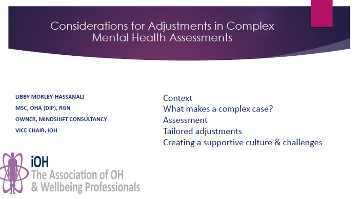Considerations for Adjustments in Complex Mental Health Assessments