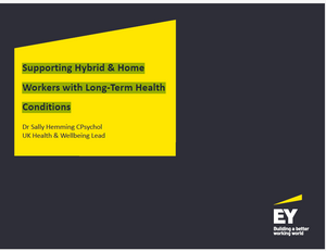 How Can Employers Support Home and Hybrid Workers With Long Term Conditions