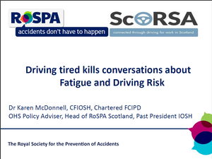 Driving Tired Kills: Conversations About Sleep, Fatigue and Driving Risk