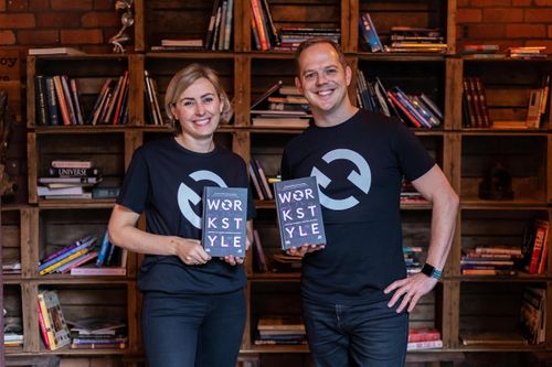 Speaker profile image for Lizzie Penny and  Alex Hirst