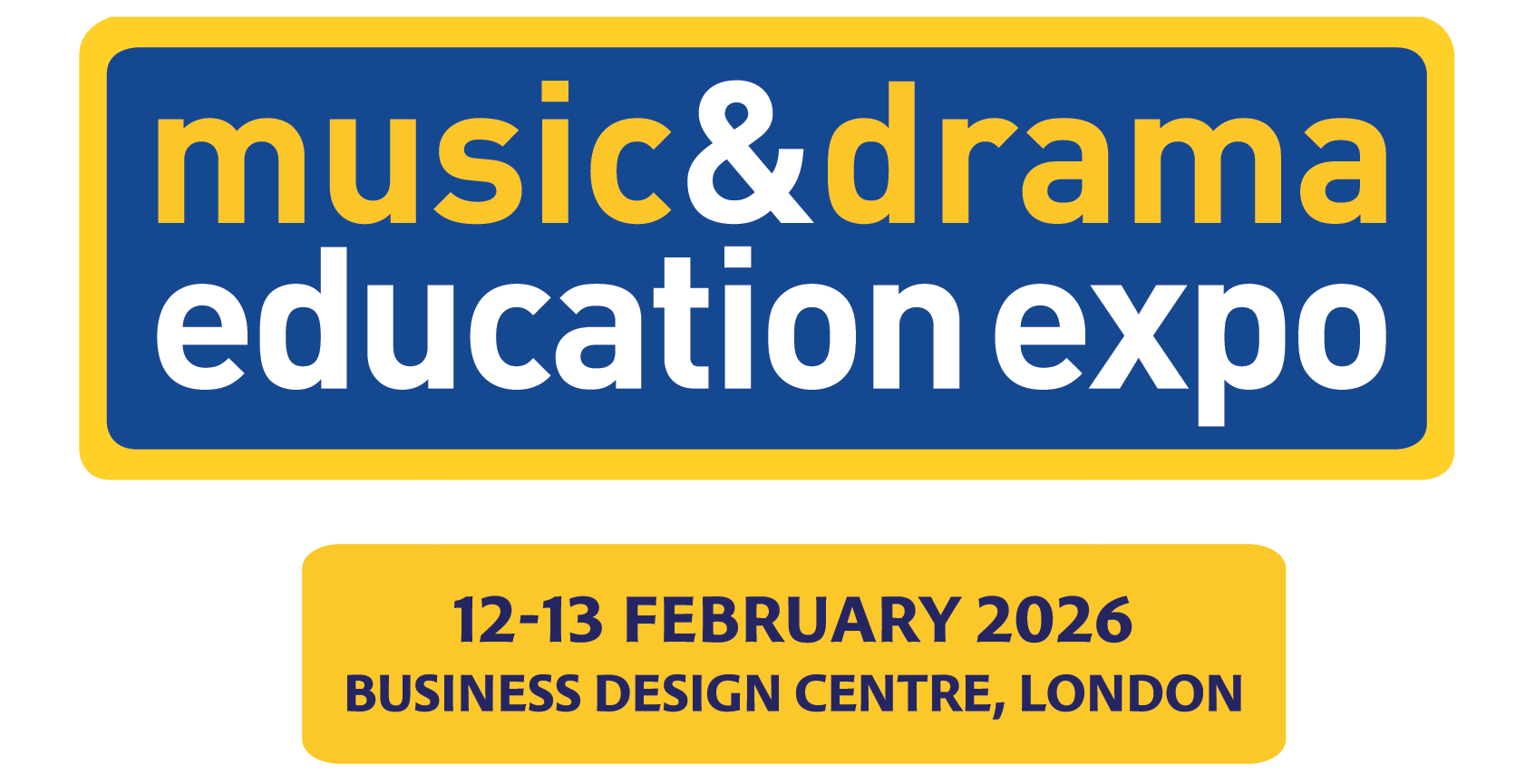 Music & Drama Education Expo Logo | Top Fixed Header