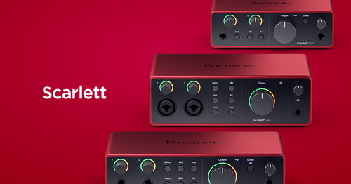 Introducing Focusrite Scarlett 4th Gen - The complete range