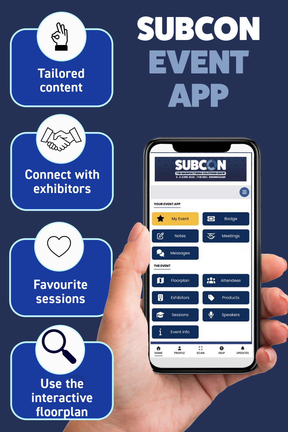 Subcon event app