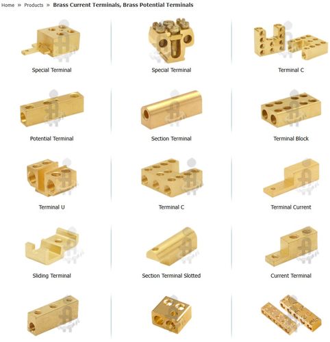 Brass Terminals (Current, Potential & Voltage Terminals)