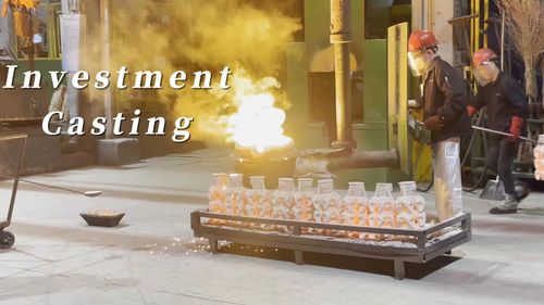 Investment casting production line