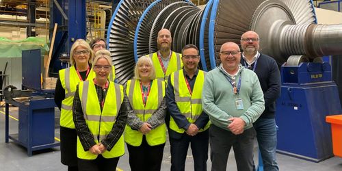Rugby manufacturer welcomes representatives from local and central government for strategic visit