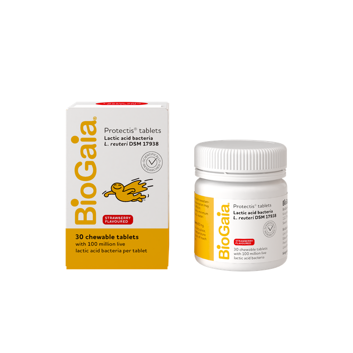 BioGaia Protectis Tablets Strawberry flavour for kids 30's