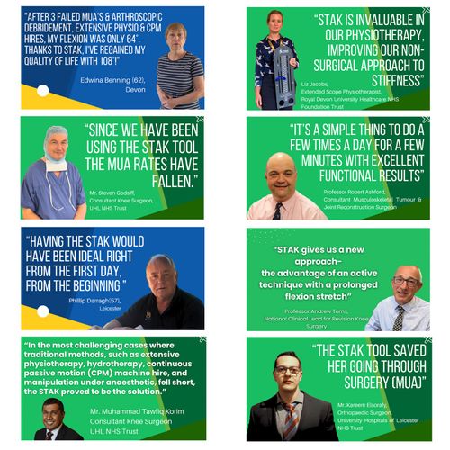 Extension component STAK Knee Stretcher