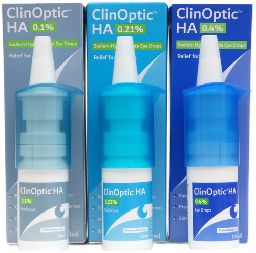 ClinOpticTM HA Sodium Hyaluronate eye drops