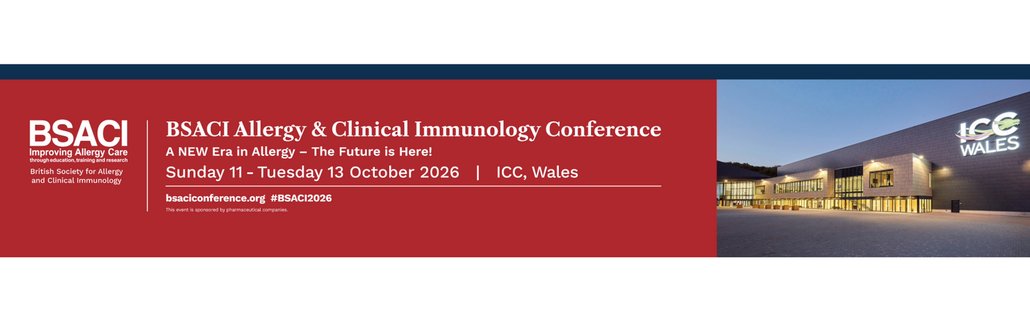 Cover image - British Society for Allergy & Clinical Immunology (BSACI)