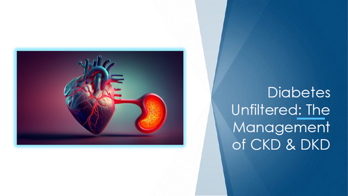 Diabetes Unfiltered The Management of CKD & DKD