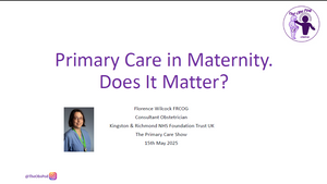Primary Care in Maternity. Does It Matter?
