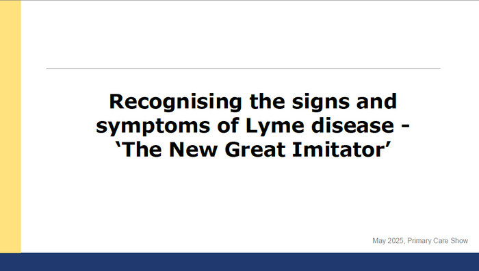 SUPPORTING DOCUMENT - Recognising the Signs and Symptoms of Lyme Disease