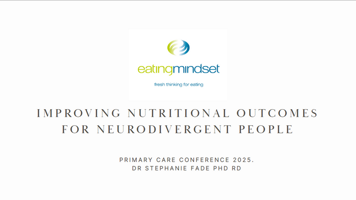 Improving Nutritional Outcomes For Neurodivergent People