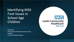 Identifying Foot Issues in School Age Children