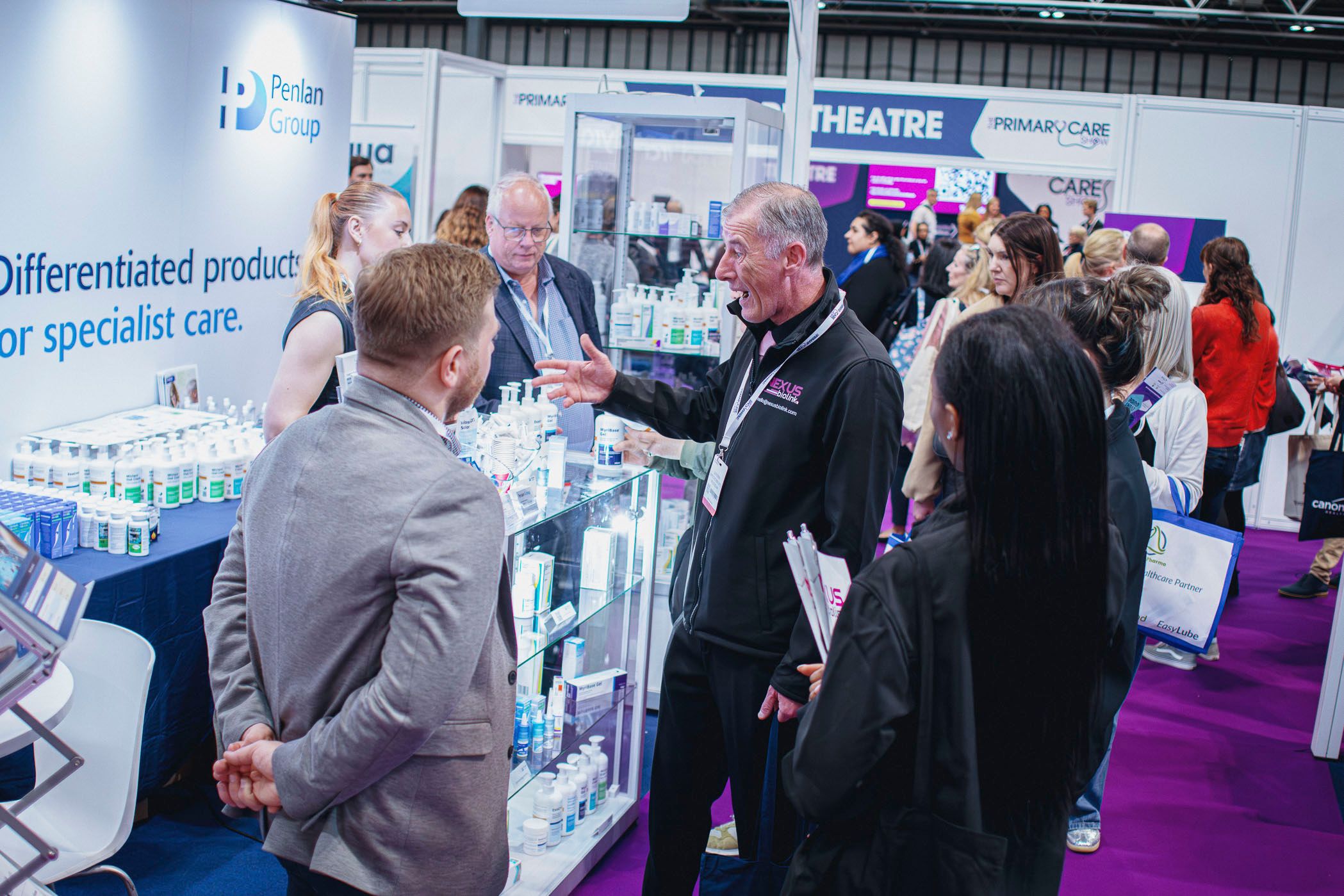 Products and exhibitors at The Primary Care Show