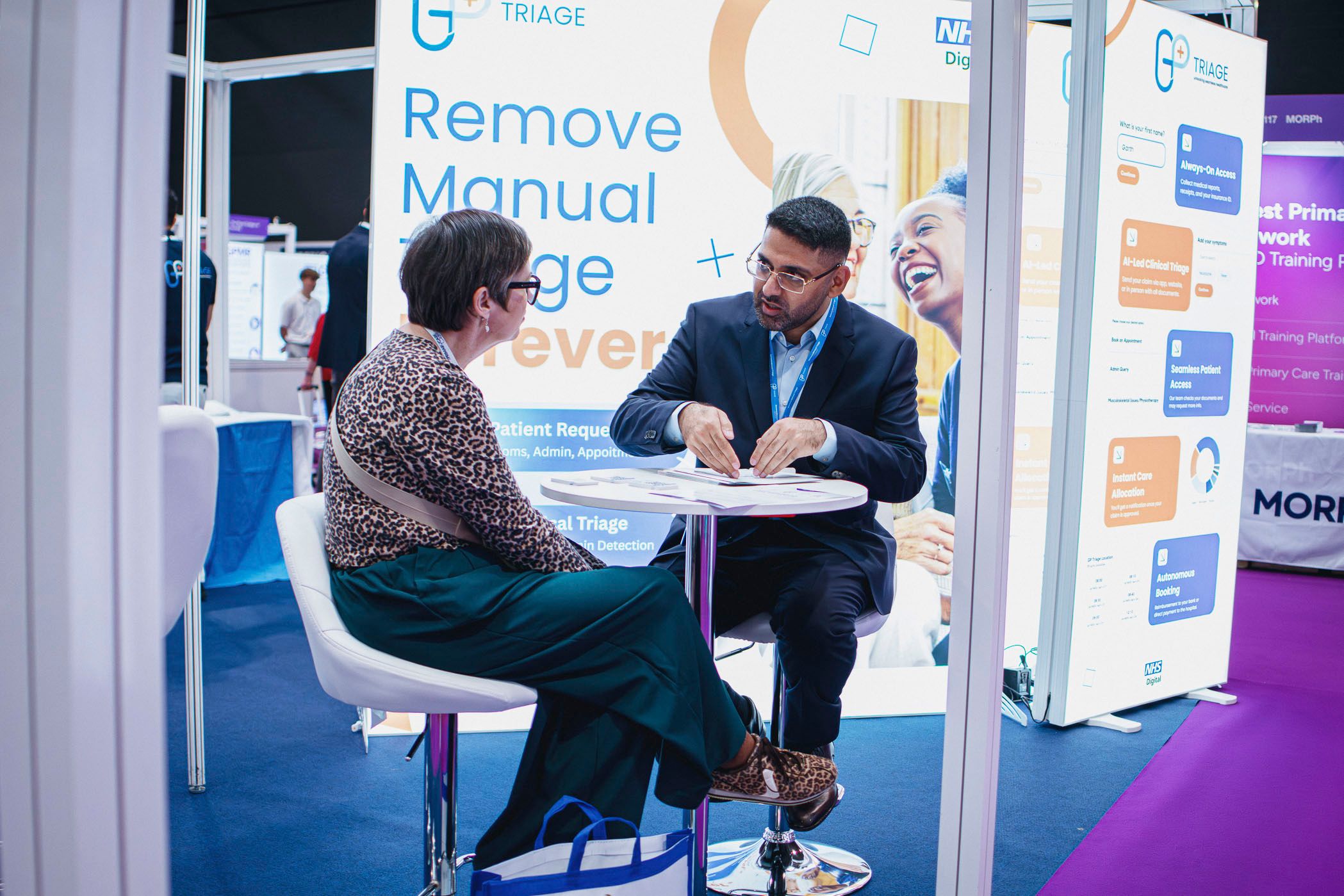 Exhibitor engagement at The Primary Care Show