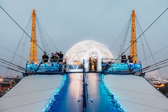 UP AT THE O2 LAUNCHES THE UK’S HIGHEST SNOW GLOBE, TAKING ‘WINTER WONDERLAND’ TO NEW HEIGHTS