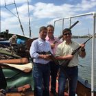 Clay Pigeon Shooting on the River Thames