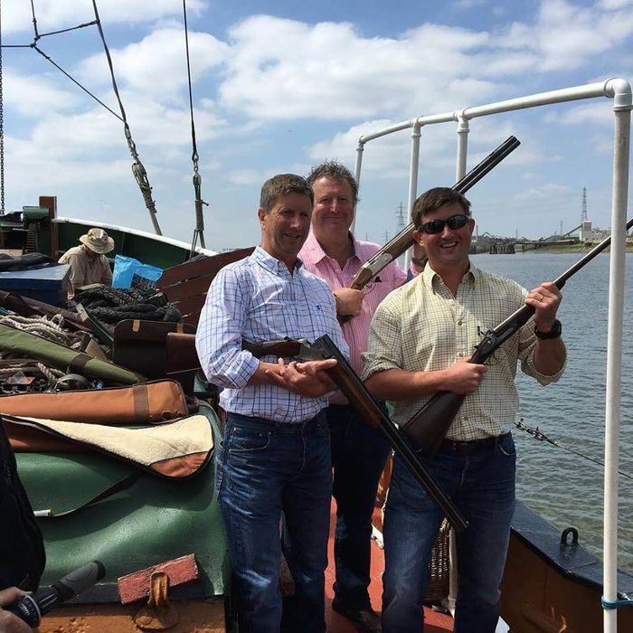 Clay Pigeon Shooting on the River Thames