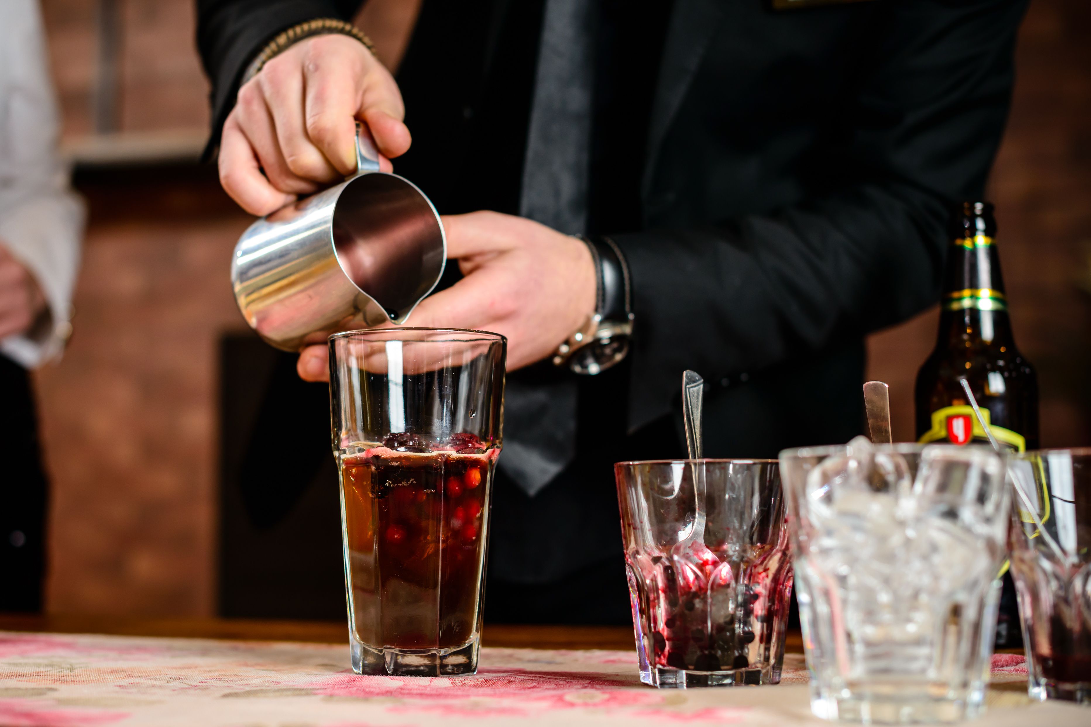 Full Bar Service With Mobile Bar