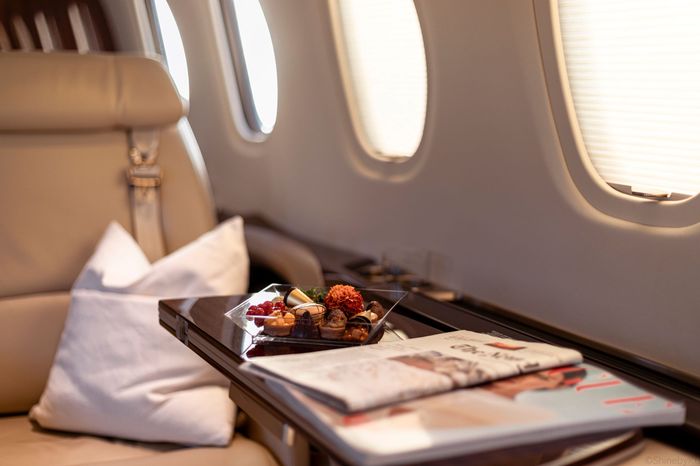 The Smart Guide to dining on board a private jet