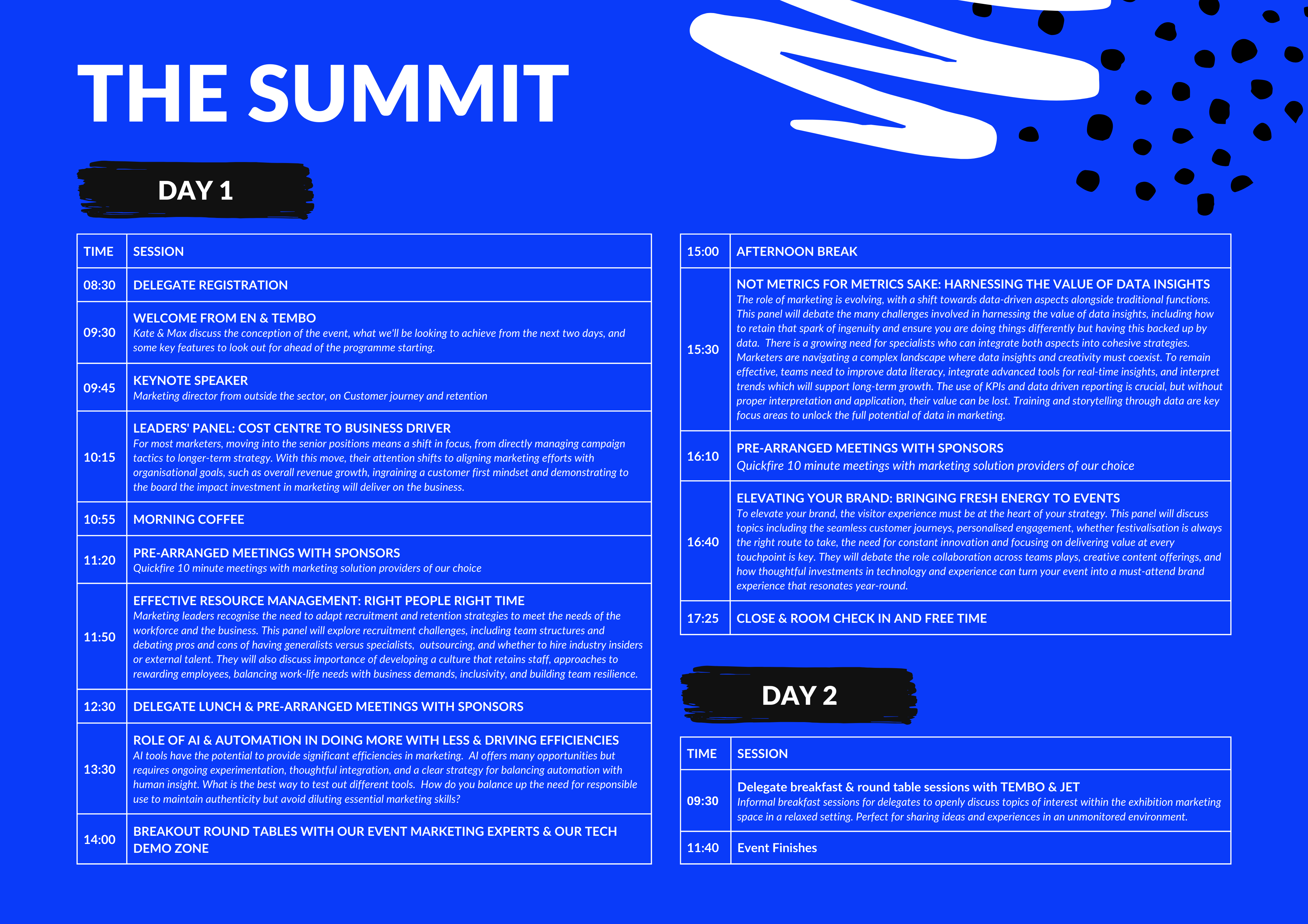 summit programme