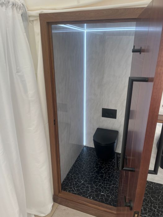 American Walnut Logic Washrooms