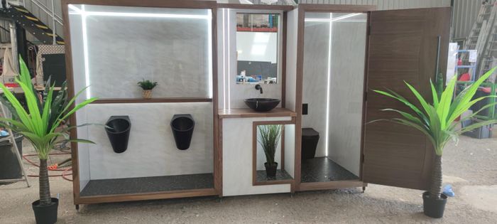 American Walnut Logic Washrooms