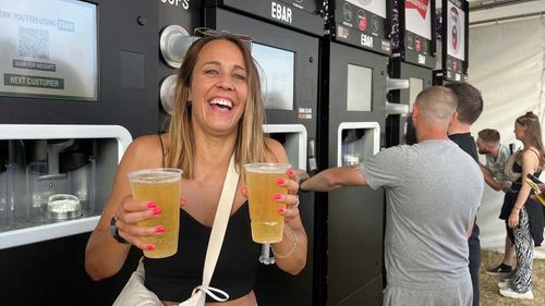 Pints at a Music Festival