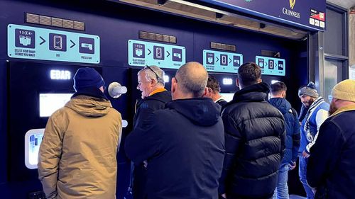 Fully Branded Beerwall at Manchester City
