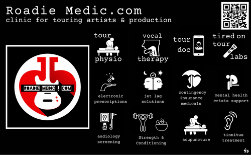 RoadieMedic - the clinic for touring artists & crew