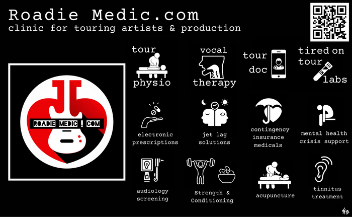 RoadieMedic - the clinic for touring artists & crew