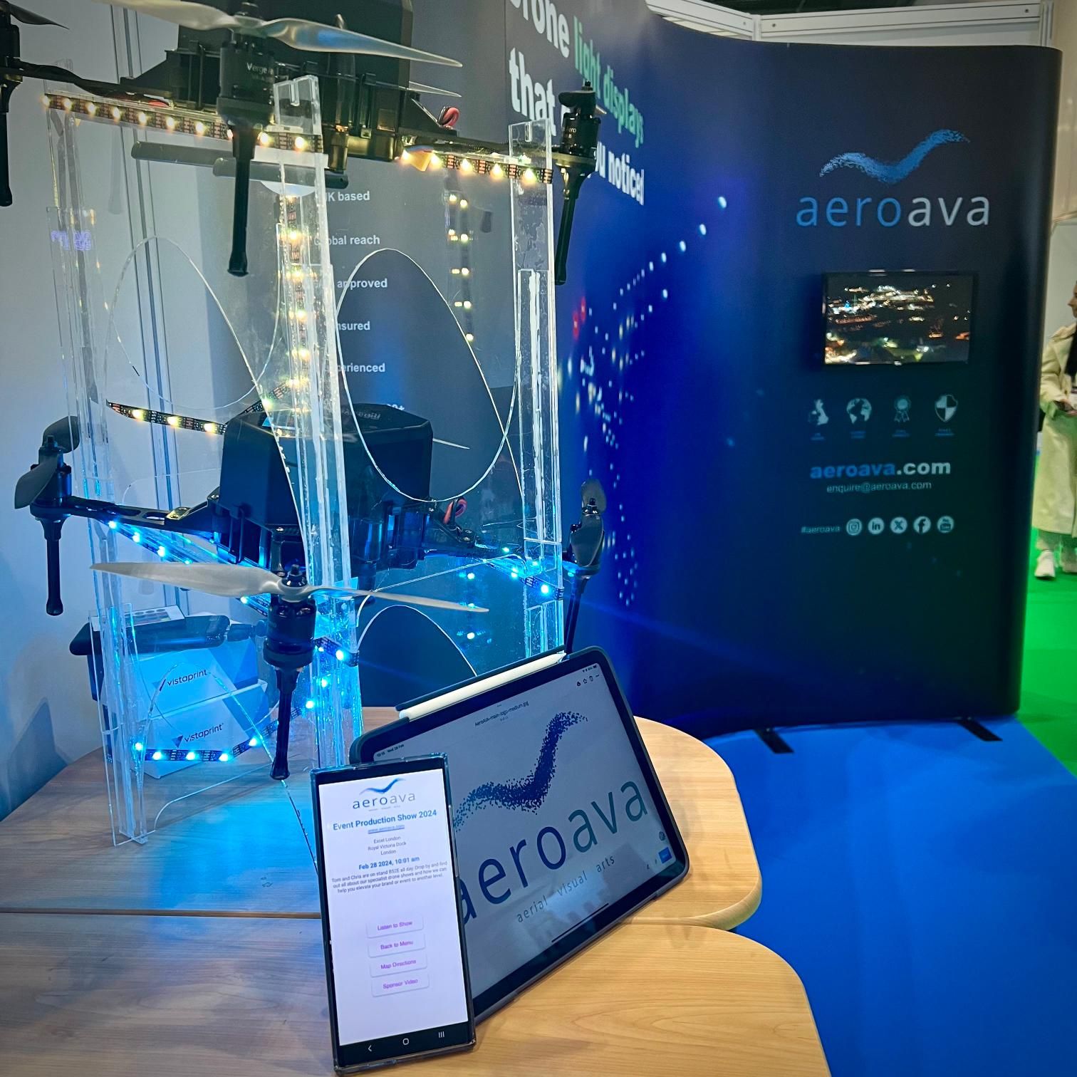 AeroAVA Launch New Drone Show Audience Engagement App