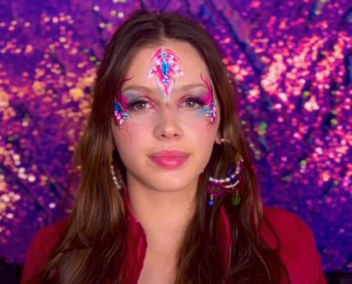 Mesmerising Festival Makeup Timelapse | Glitter-Arty's Artistry Unveiled