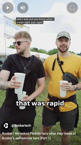 Parklife fans give their feedback on Boxbar Tech