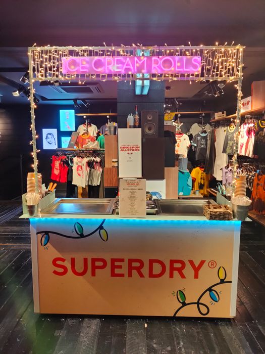 Ice cream activation at Superdry