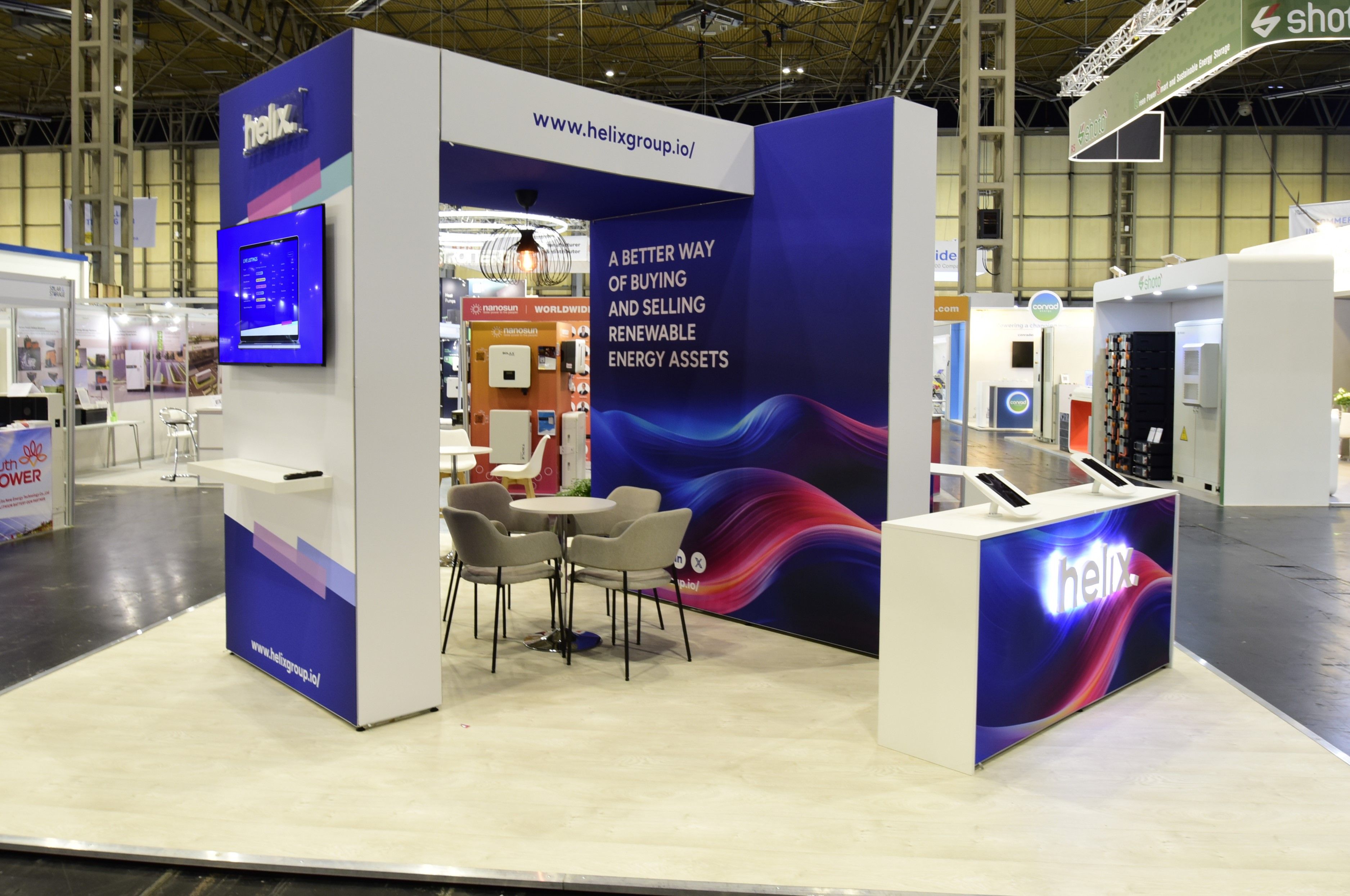 Exhibition Stand Design For Helix - International Confex