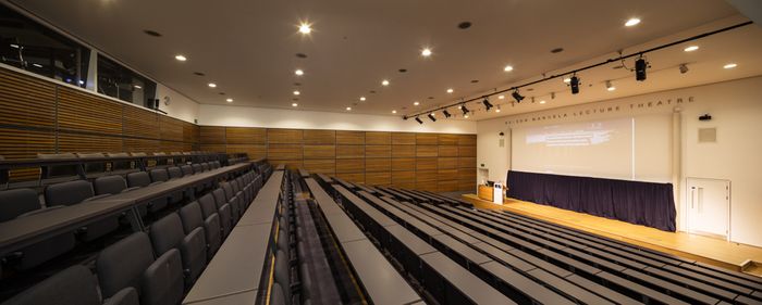 Saïd Business School: Park End Street - Harvard Style Lecture Theatre, Nelson Mandela Lecture Theatre and Garden Room